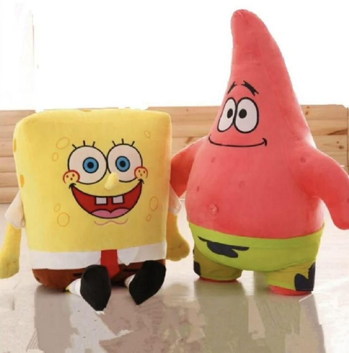 Голяма плюшена играчка Спондж Боб и Патрик 30см/50см/100см Sponge Bob