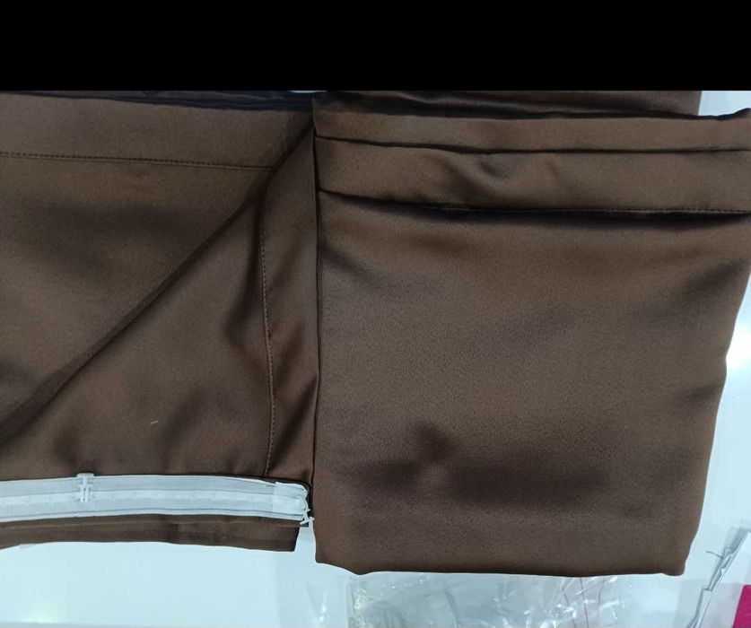 Завеси Блекаут Тъмно кафяво