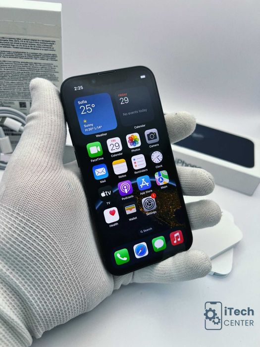 iPhone 13 mini, 128GB, Midnight, 100% батерия, КАТО НОВ, 1г. ГАРАНЦИЯ!