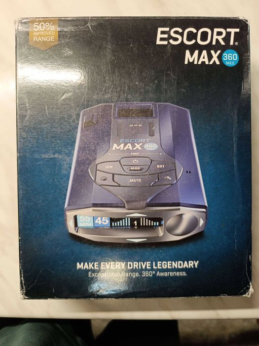 Detector radar Escort Max 360 MKII Max 360c MKII autoinvatare sageti