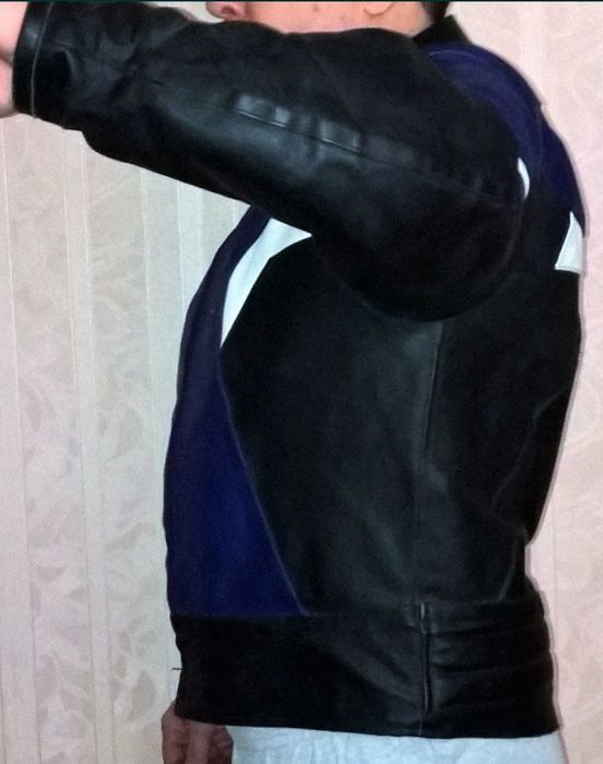 Куртка кожаная с защитой