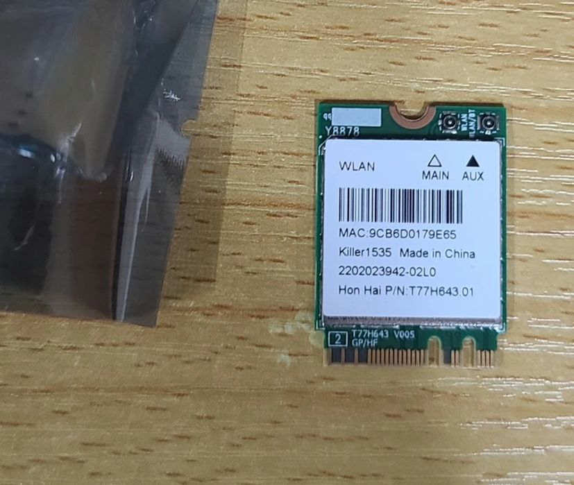 Qualcomm Killer WiFi карта AC 1535 ngff m.2