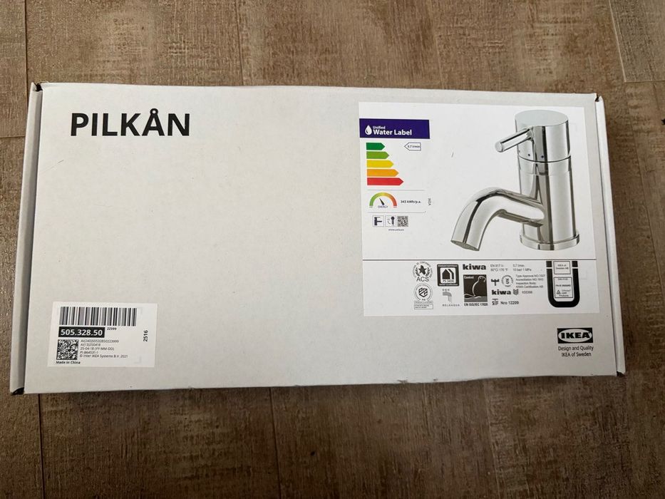 Чисто нов смесител за мивка IKEA PILKÅN (Пилкон) – неизползван