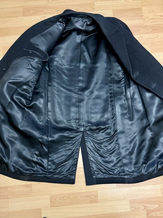 Palton negru 3 nasturi XL