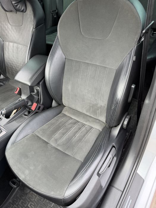 Scaune alcantara interior piele skoda octavia 3 facelift 2020