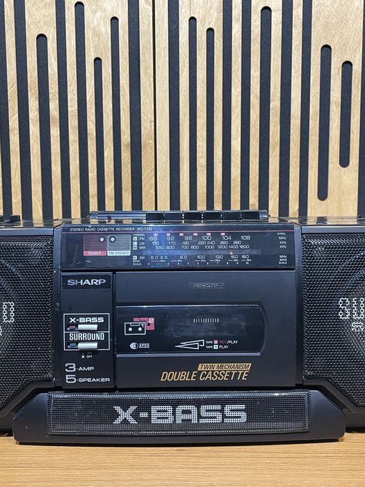 Radio casetofon boombox sharp wq t352 servisat