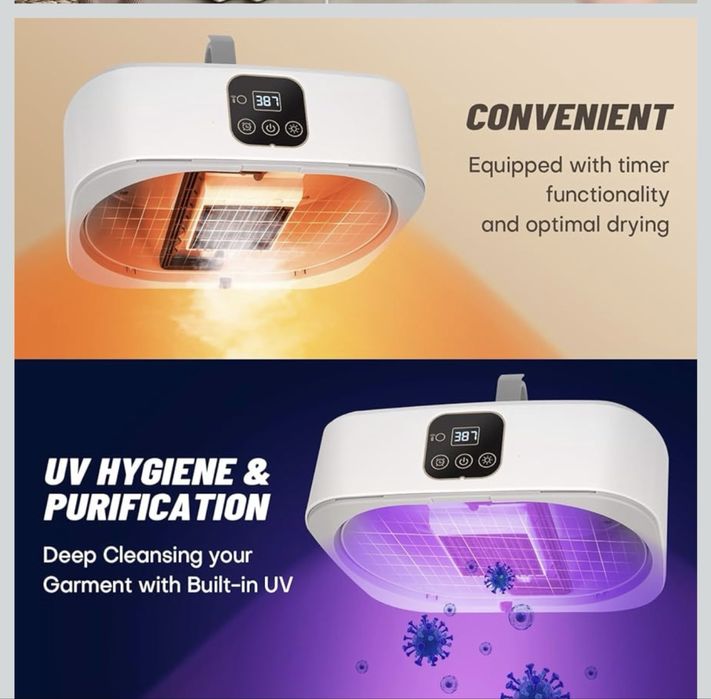 Нова преносима, сгъваема сушилня