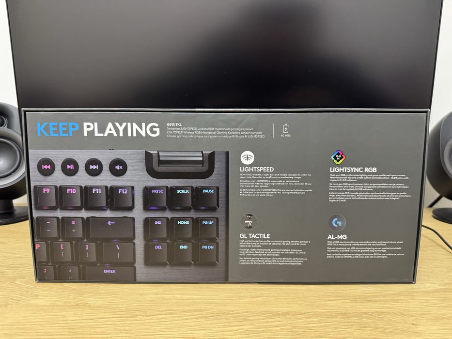 Tastatura Logitech G915 TKL, Switch Tactile, ca noua