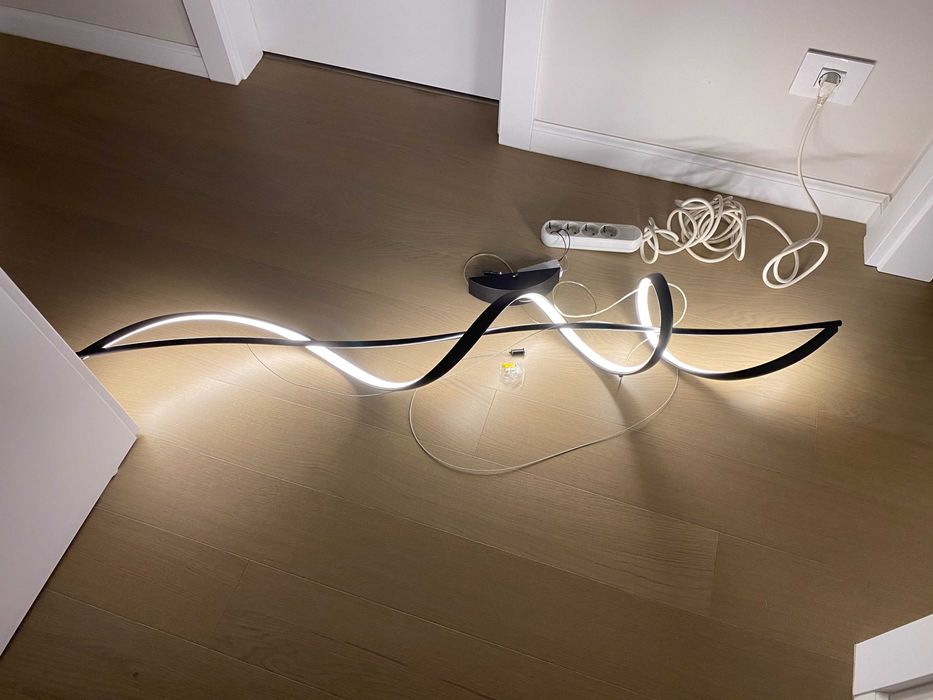 Lampa led aluminiu dining / living ( lustra led )