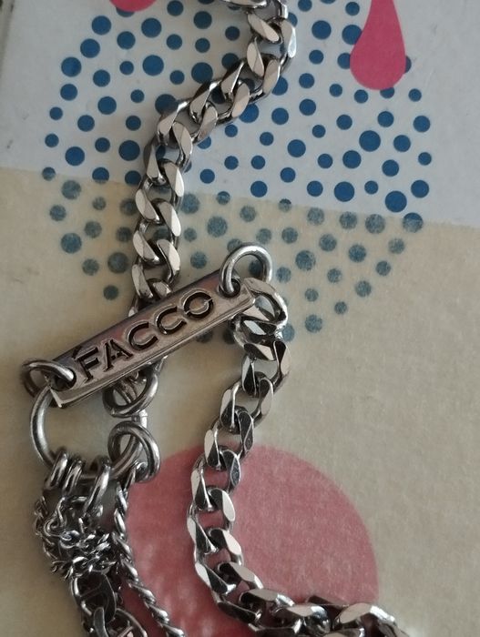 Lanț superb și masiv din argint FACCO