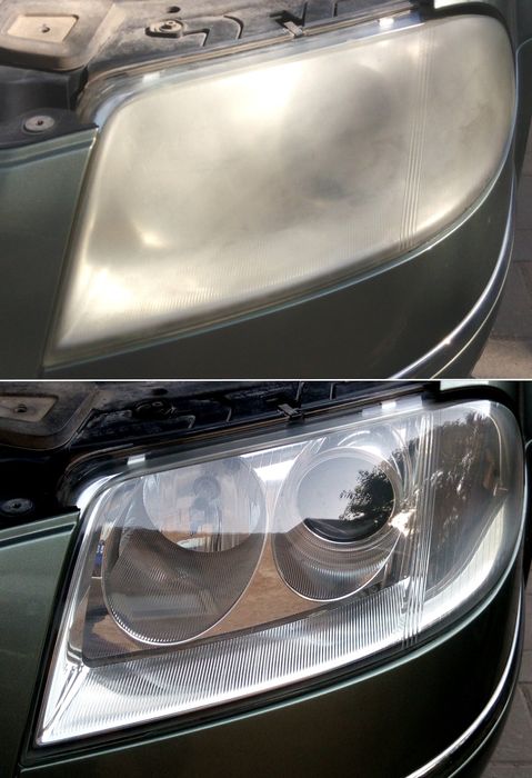 Полировка фар. Недорого. Химия.