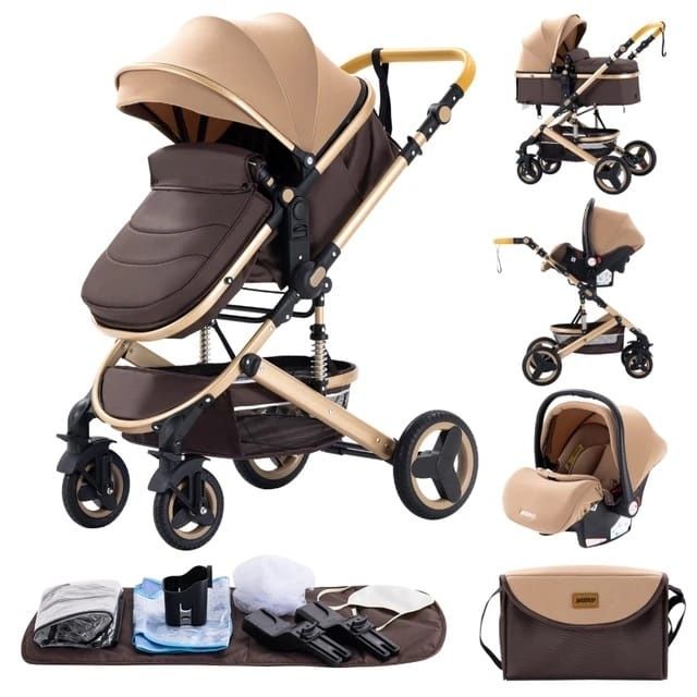 Carucior 3 in 1 NOU bebelus landou copii pliabil smart bebe + CADOU