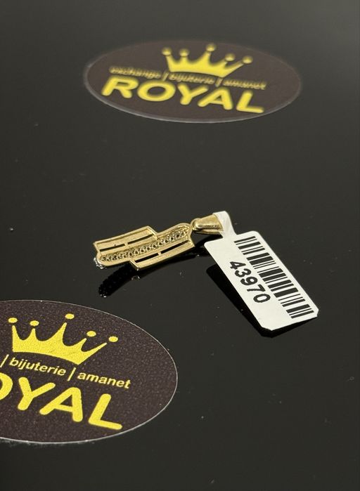 Bijuteria ROYAL : Pandantiv AUR 14K / 1.18 GR