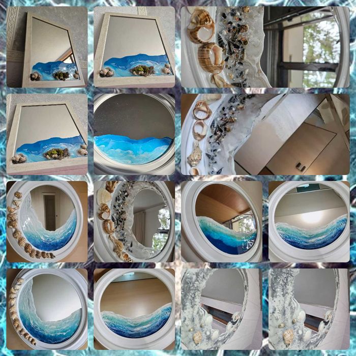 Ръчна изработка жива картина,  скандинавски мъх