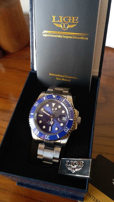 Ceas Automatic Lux,Submariner Homage 41mm,Full Steel Inox,Nou la cutie