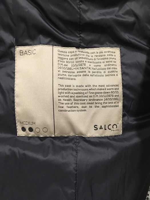 Итальянский пуховик SALCO