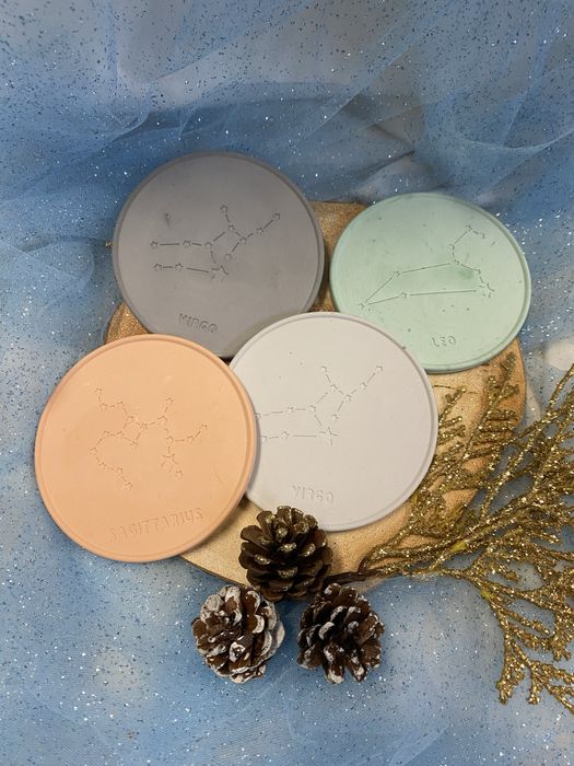 Керамични подложки Зодиак / Порцеланови чаши за кафе