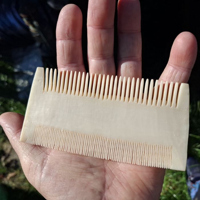 Pieptene vechi pentru păduchi, pieptene din os