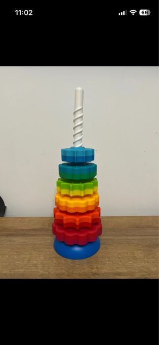 Piramida cu rotite de stivuit, Spin Again, Fat Brain