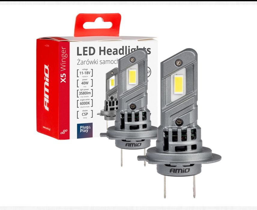 H7 H4 LED 6000K 40W Canbus