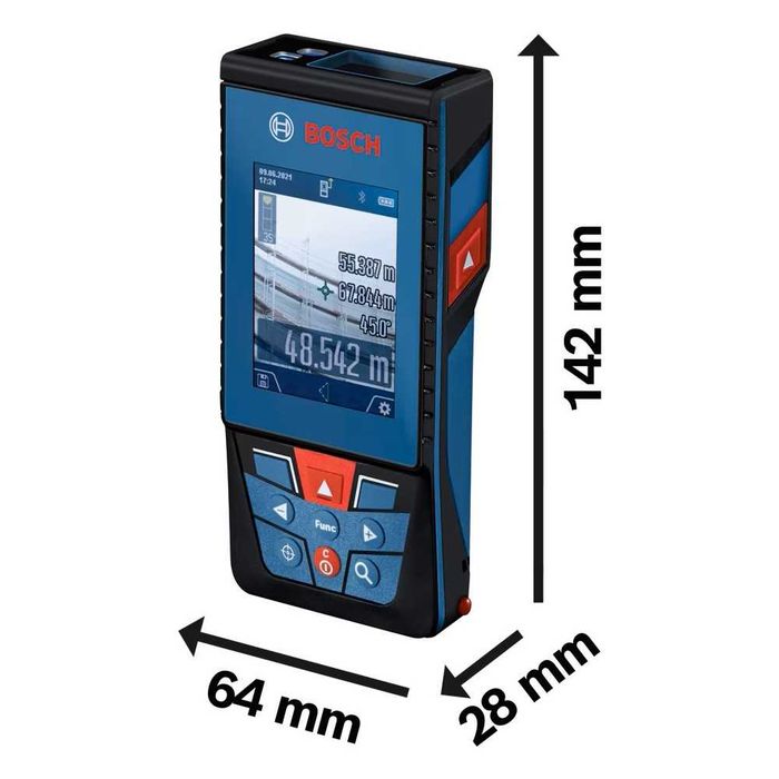Лазерна ролетка Bosch GLM 100-25 C Professional, 100 м, Bluetooth