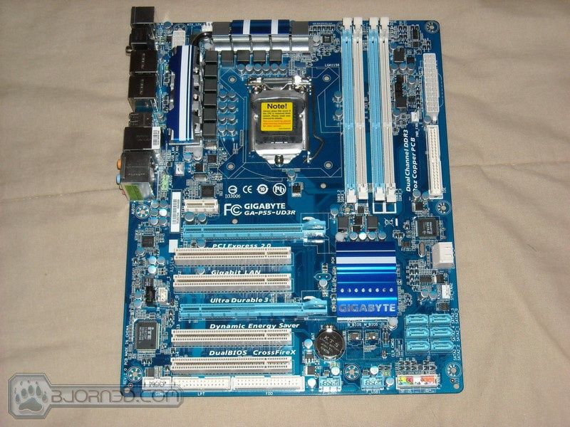 Продам материнскую плату gigabyte ga-p55a-ud3r