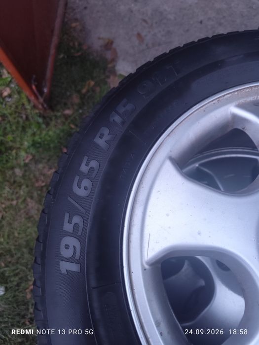 Anvelope 195/65/15 cu jante