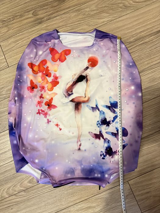 Чехол на чемодан с гимнасткой