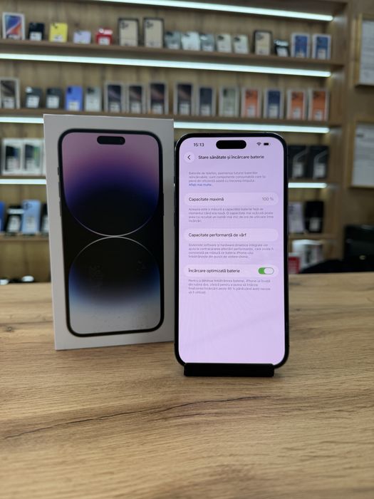 ‼️iPhone 14 Pro Max 256Gb Purple - Varianta E-Sim - Sanatate bat.100% - Garantie 12 luni