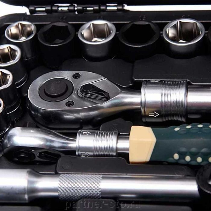 Гедоре 108 части 1/2'' и 1/4'' RockForce