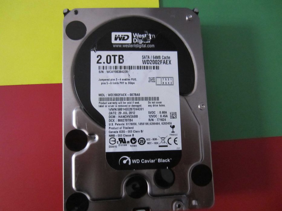 Твърд диск  2TB WD 3.5"