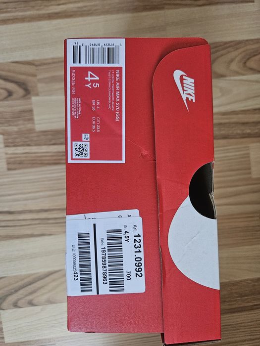Nike AirMax 270, EUR36.5 (23.5 см.)