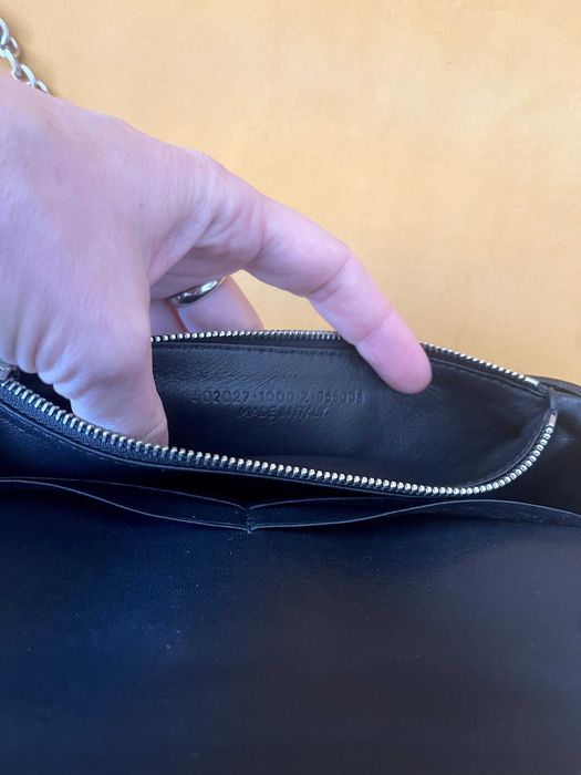 Оригинална ежедневна чанта на Balenciaga от естествена кожа с лого на бранд