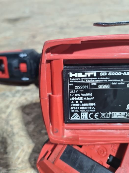Filetanta rigips Hilti SD5000 A22