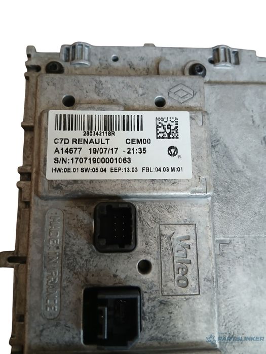 Display Navigatie Renault Kadjar Ha_, Hl_ 2015 - > 280342118R