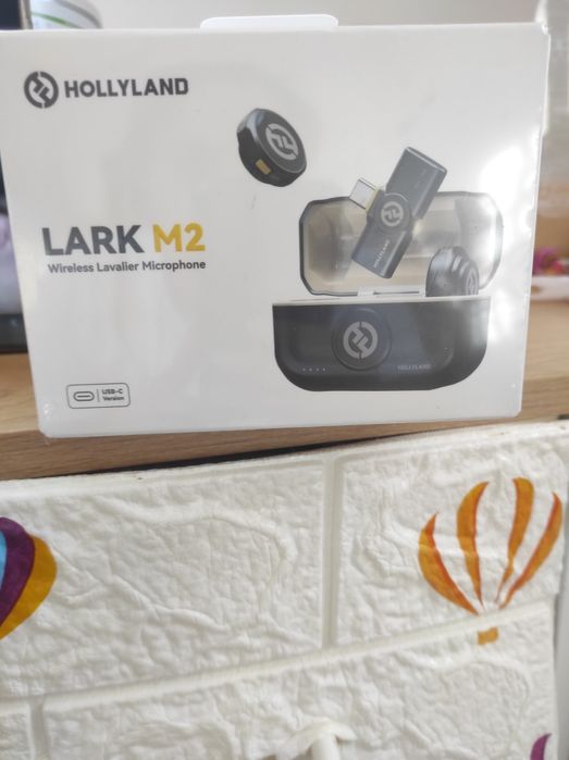Microfon wireless Hollyland Lark M2, conector tip Lightning