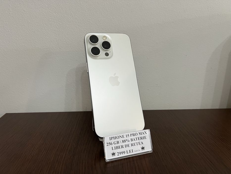 Amanet Royal CB : iPhone 15 Pro Max  256GB