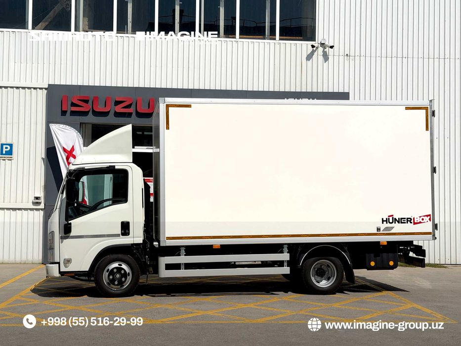 "ISUZU NMR77H" shassisi negizidagi izotermik furgon