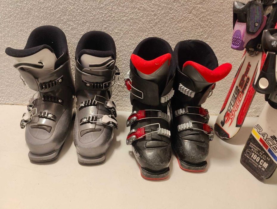 Детски ски (100 и 110 см) , ски-обувки (21)