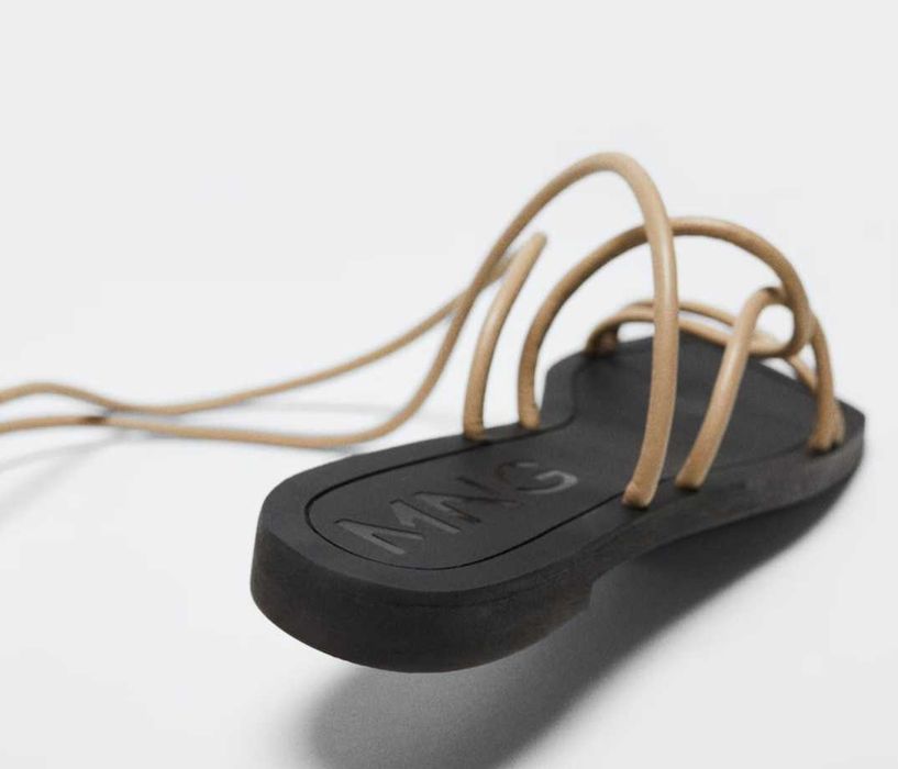 Sandale damă Mango mărimea 38, noi, cu bretele încrucișate