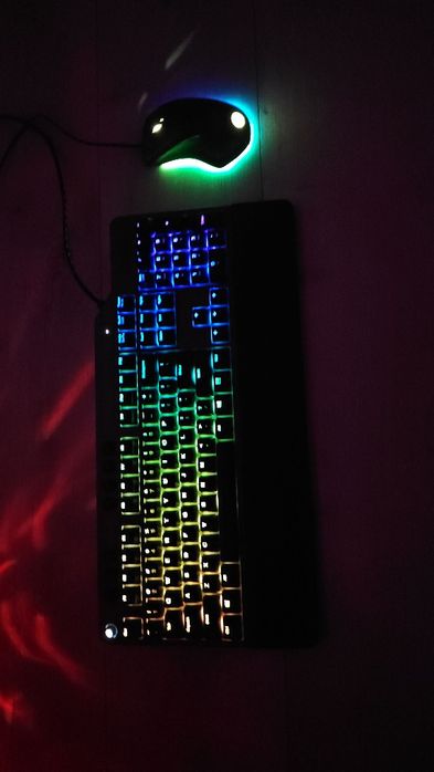 Tastatura gaming mecanica Lenovo Legion K500, iluminare RGB, switch Re