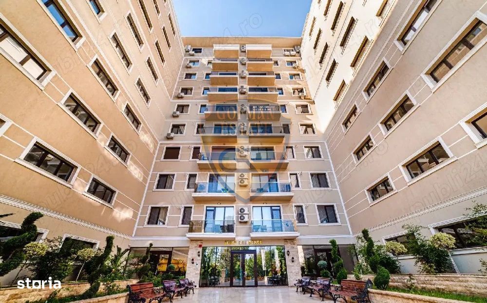 Lux 2 camere Mamaia Centru- Solid Residence, parcare, balcon, vedere