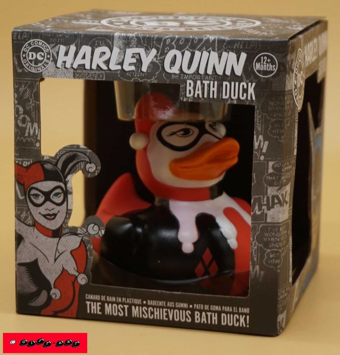 rata cauciuc baie in cutie cadou DC Comics HARLEY QUINN originala