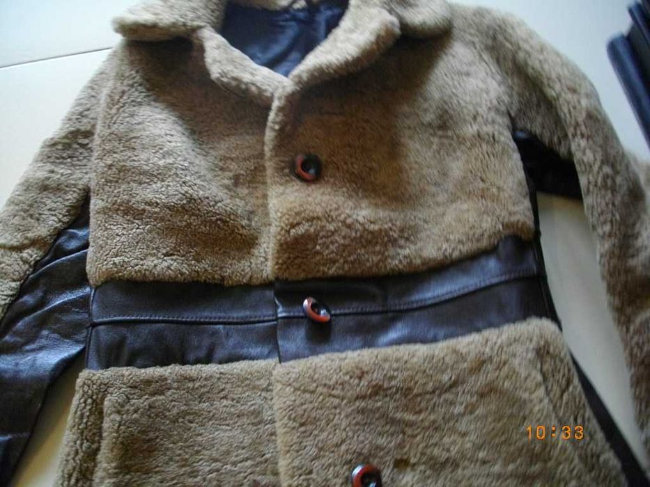 Продавам две кожени  палта  от агнешка кожа финни обработка на кожата