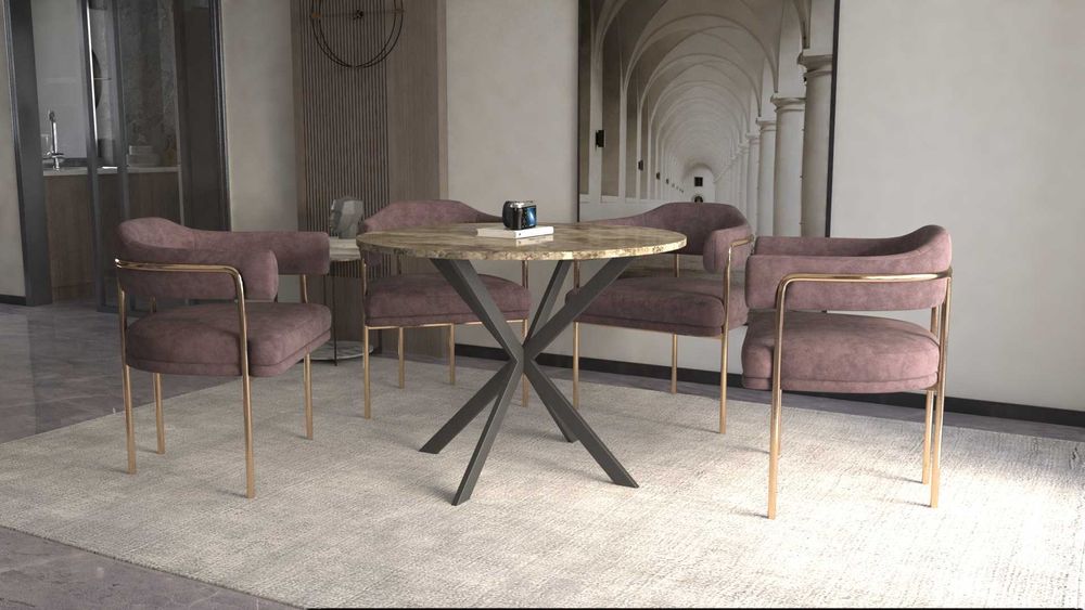 Метална основа за маса Модел Прато