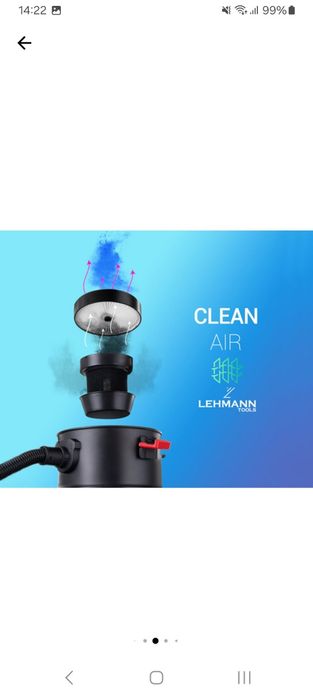 Aspirator cu spalare Lehmann UltraWash, 1600/2000 W, Multifunctional
