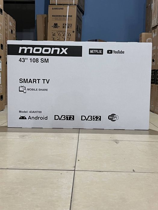 Телевизор MOONX 43AH700. С гарантией и бесплатной доставкой.