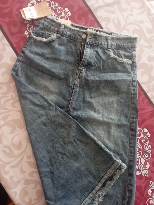 джынсовый юбка новый