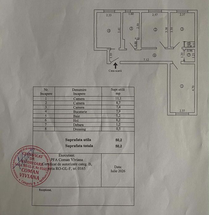 Vand apartament micro 40 decomandat