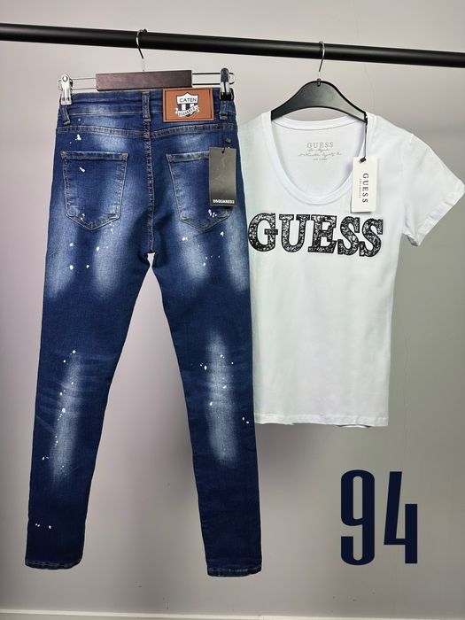 Dsquared дамски дълги сини дънки